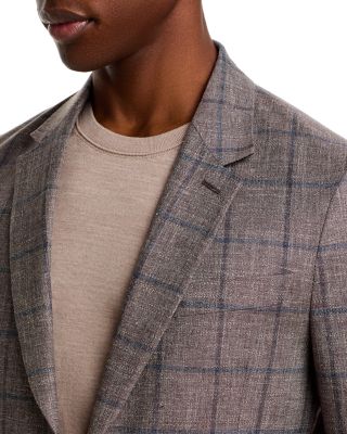 Extra Slim Fit Windowpane Sport Jacket