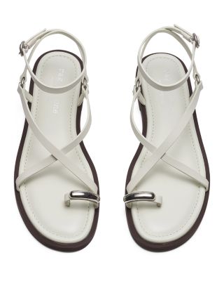 Women's Geo Strappy Toe Ring Sandals