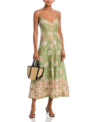 Mae Linen Midi Dress