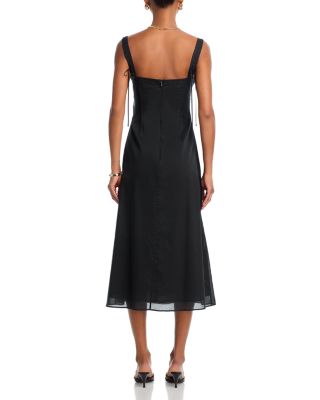 Matilde Lace Trim Midi Dress