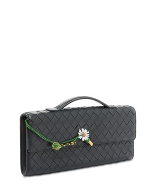 Andiamo Intrecciato Leather Clutch