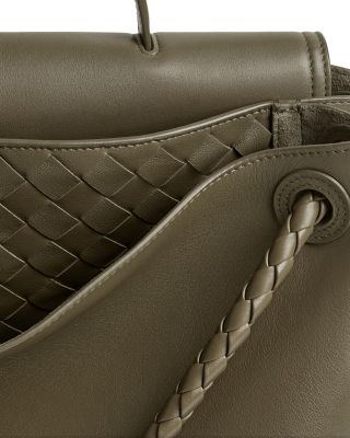 Large Ciao Ciao Intrecciato Leather Top Handle Bag