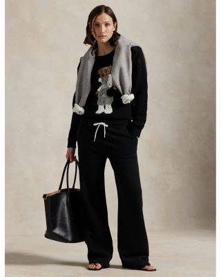 Polo Bear Cotton Crewneck Sweater