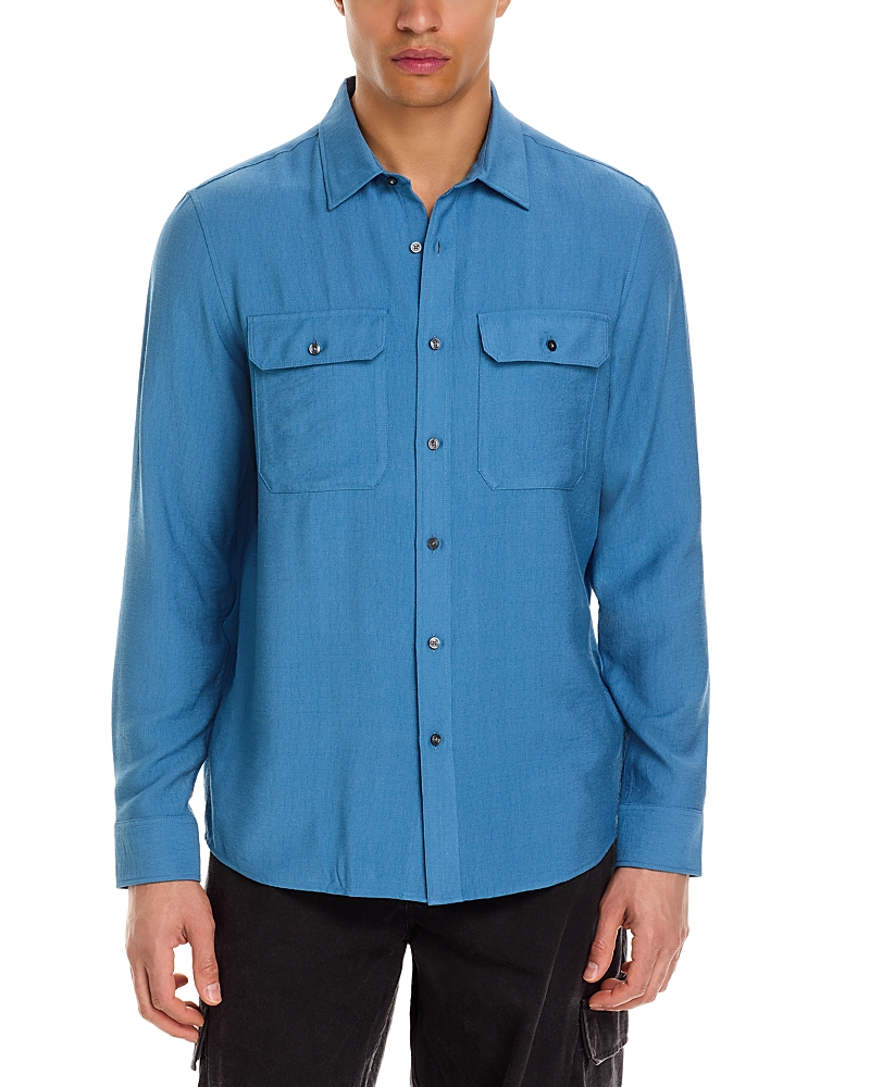 Michael Kors Crepe Classic Fit Shirt