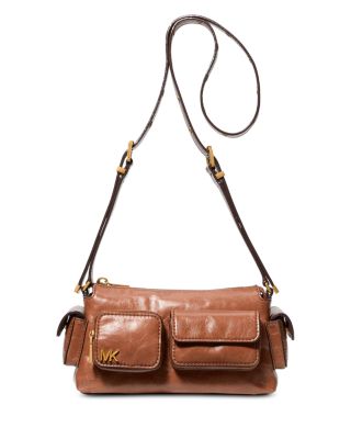 Small Convertible Pocket Leather Crossbody