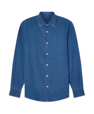  Morgan Linen-Cotton Shirt