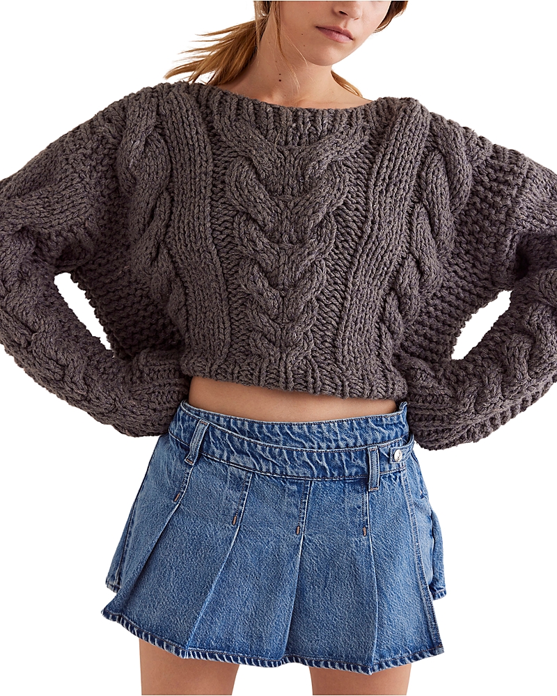 FREE PEOPLE STEPHIE DENIM SKORT