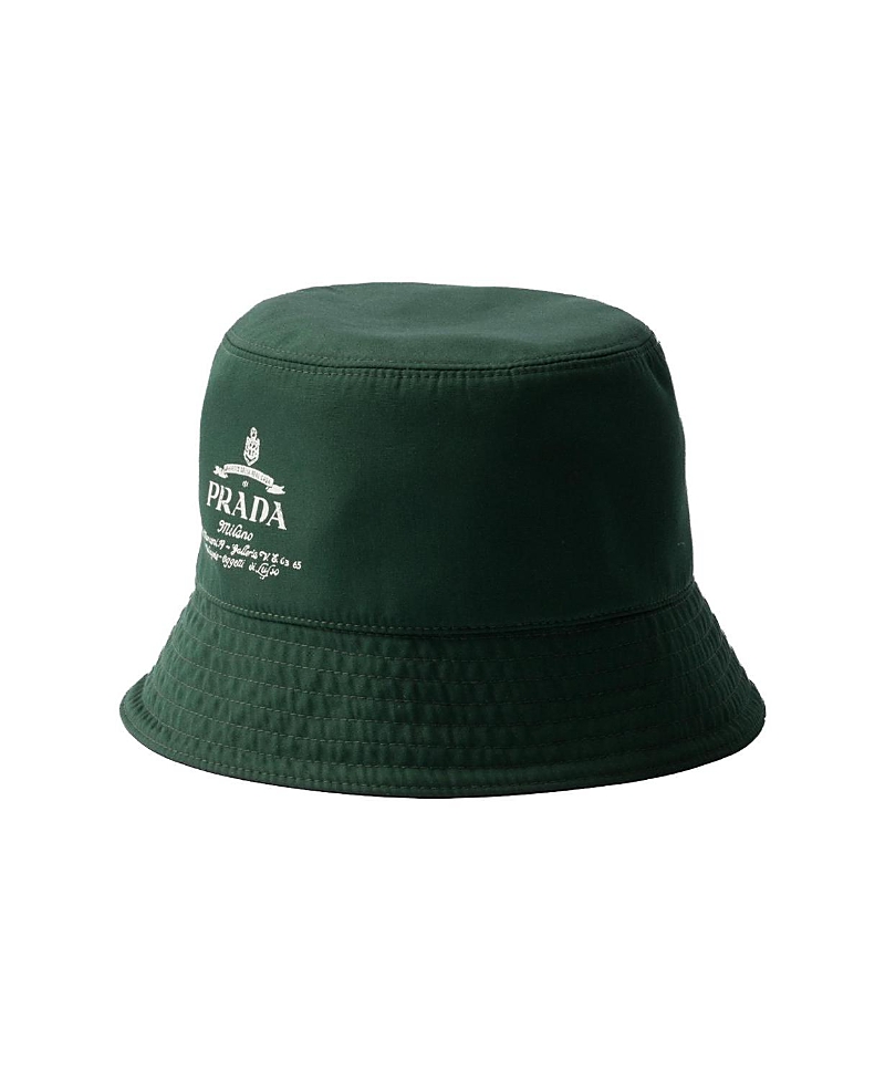 Shop Prada Reversible Technical Cotton Bucket Hat