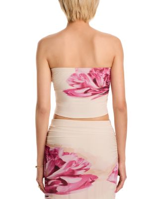 Rose Mesh Tube Top - Exclusive