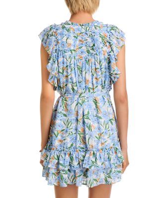 Floral Ruffle Mini Dress - Exclusive