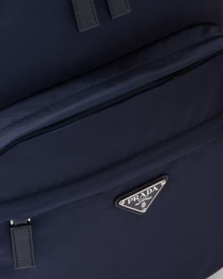 Re-Nylon and Saffiano Leather Backpack