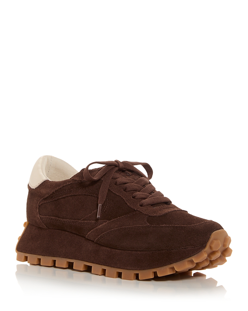 Dolce Vita Tricia Sneakers Dk Brown Suede In Brown