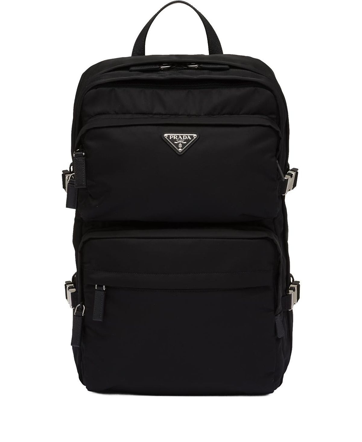 Prada Re-Nylon and Saffiano Leather Backpack