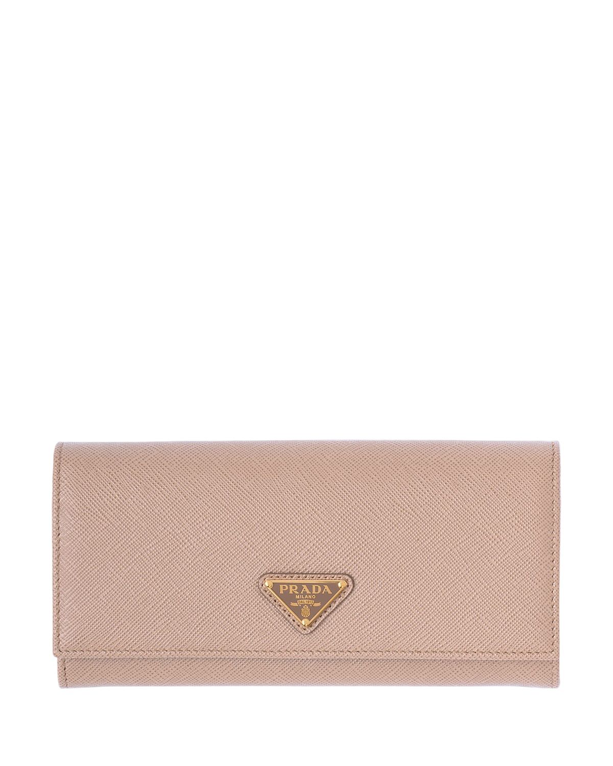 Prada Large Saffiano Leather Wallet