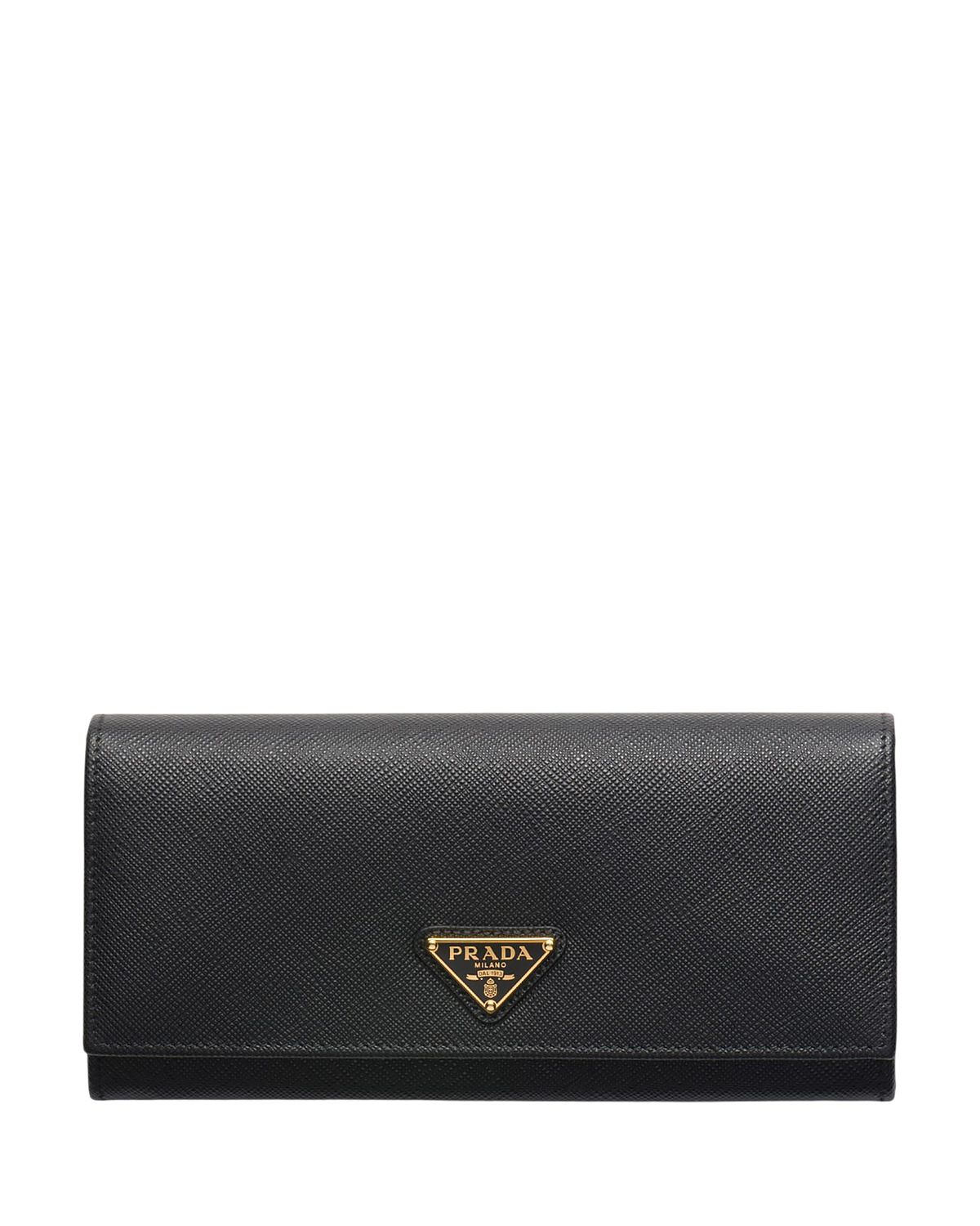 Prada Large Saffiano Leather Wallet