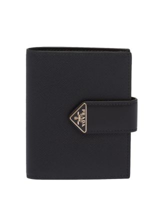 Small Saffiano and Smooth Leather Wallet