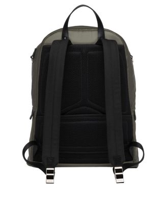 Re-Nylon and Saffiano Leather Backpack