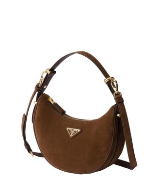 Arque Suede Shoulder Bag
