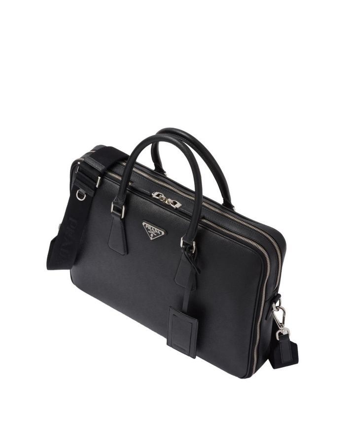 Saffiano Leather Briefcase
