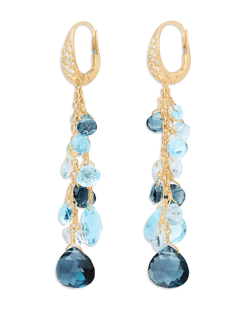 Marco Bicego Paradise Mixed Topaz Drop Earrings