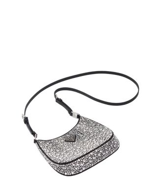 Cleo Satin Bag with Crystals