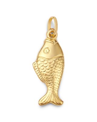 Bloomingdale's Fine Collection - Fish Pendant in 14K Yellow Gold