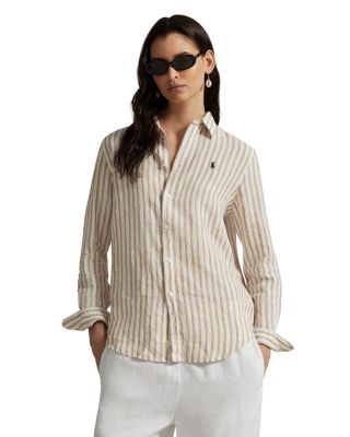 Ralph Lauren - Classic Fit Striped Linen Shirt