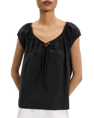 Theory - Tie Front Top