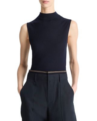 Vince - Sleeveless Mock Neck Top