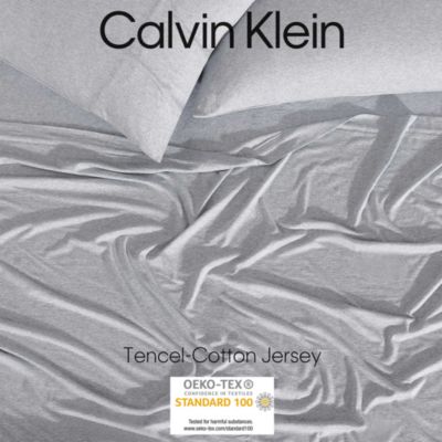 Modern M&eacute;lange Jersey Sheet Set, Twin