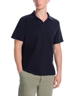 Jacquard Short Sleeve Open Collar Polo Shirt
