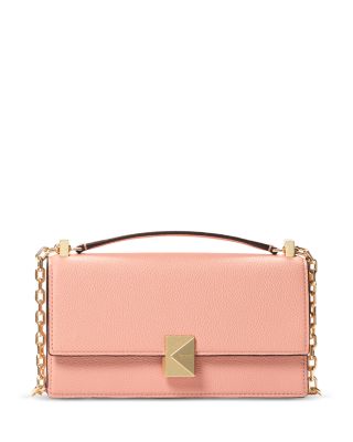 kate spade new york - Deco Pebbled Leather Mini Flap Chain Crossbody