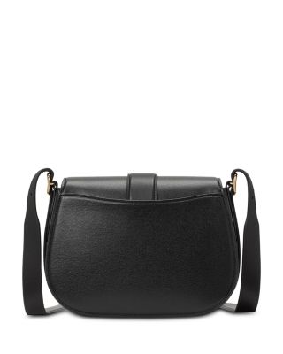 Nouveau Textured Leather Medium Saddle Bag