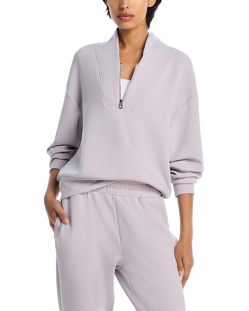 Varley Doublesoft Quarter-zip Davidson Sweatshirt