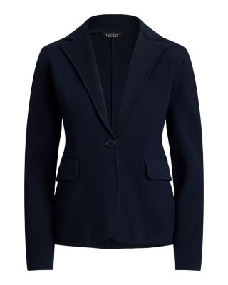 Cotton Blend Sweater Blazer