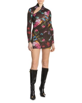 Printed Long Sleeve Dress