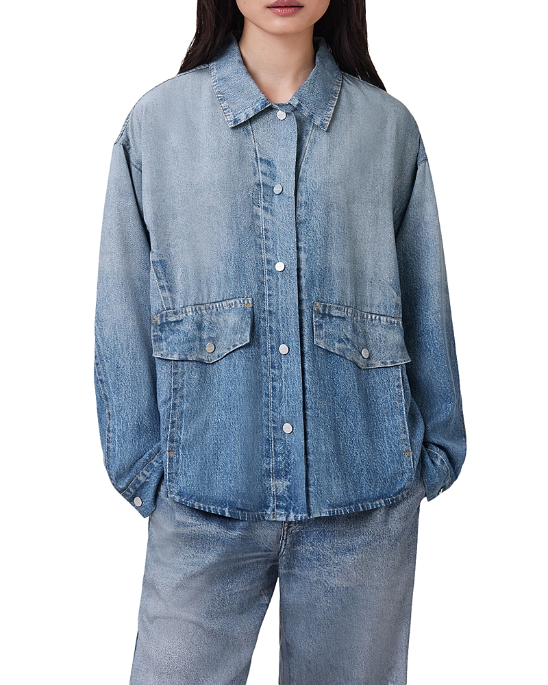 Allsaints Hettie Oversized Denim Shacket