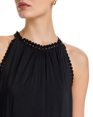 Teri Lace Trim Maxi Dress