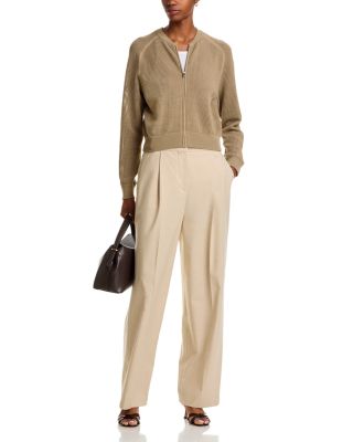 Crewneck Cardigan Sweater