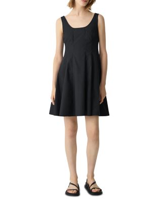 Sleeveless Poplin Mini Dress