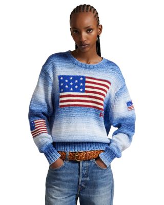 Ralph Lauren - Flag Ombr&eacute; Cotton Sweater