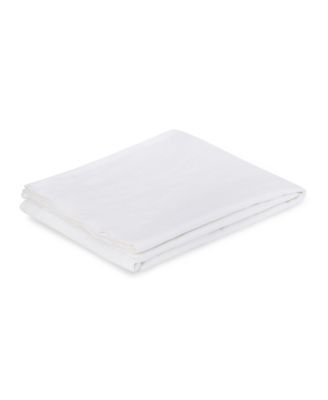 Piglet in Bed - Washed Cotton Percale Flat Sheet, Queen