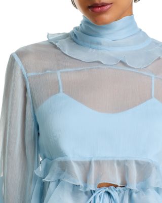 Anyssa Ruffle Blouse