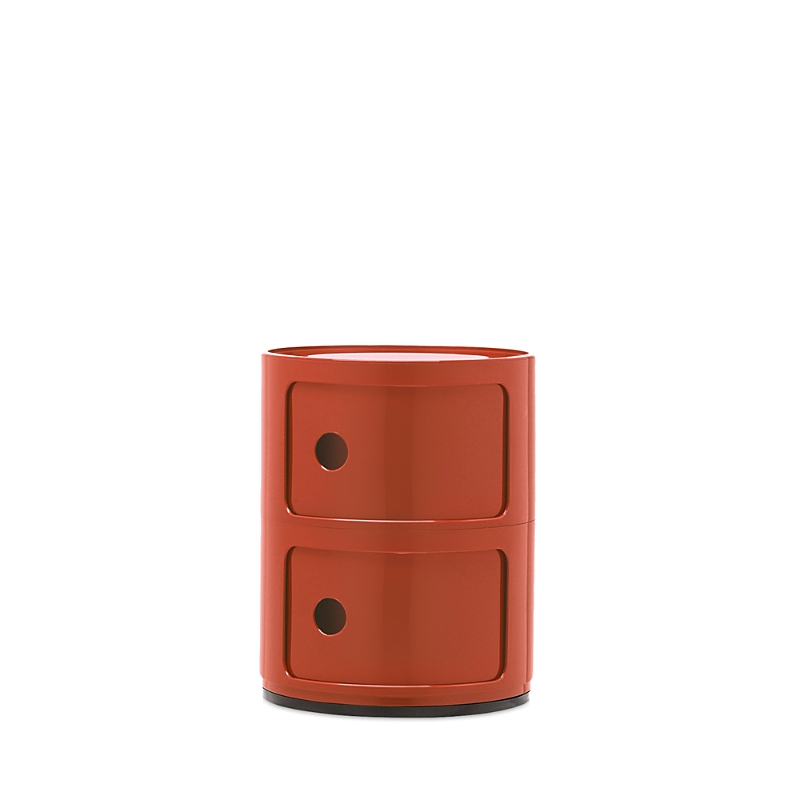 Kartell Componibili Colors 2 Tier Storage Tower In Brown