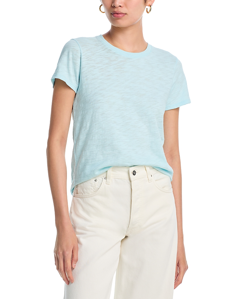Atm Anthony Thomas Melillo Anthony Thomas Melillo Schoolboy Crewneck Tee In Blue