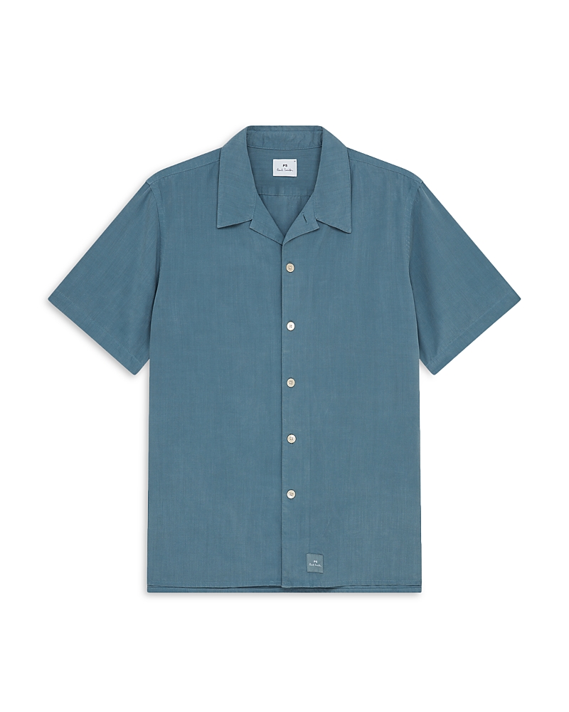 Ps By Paul Smith Casual Fit Shirt Petrol Blue