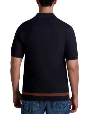 Short Sleeve Textured Polo Shirt