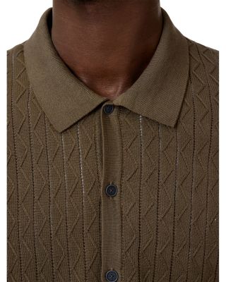 Moore Short Sleeve Regular Fit Textured Sweater