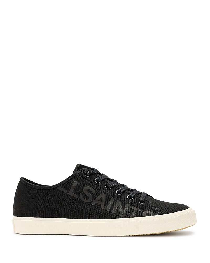ALLSAINTS MEN'S BIGGY CANVAS LOW TOP SNEAKERS