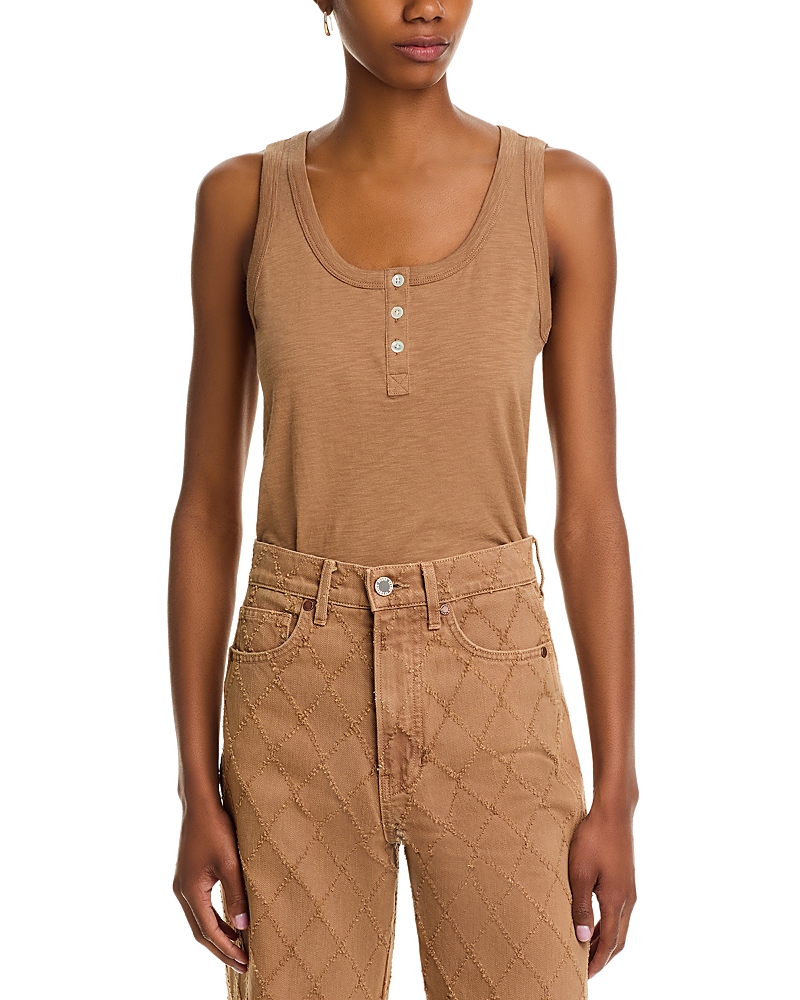 Veronica Beard Harrison Tank Top In Brown